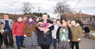 Başkan Kadir Albayraka Vatandaşlardan Sevgi Seli