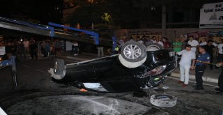 Ağaca Çarpan Otomobil Takla Attı: 4 Yaralı