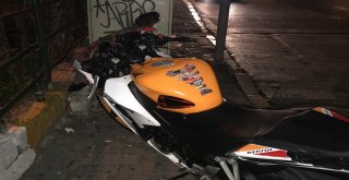 Beyoğlunda Motosiklet Kazası; 2 Yaralı