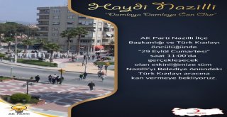Ak Parti Ve Kızılaydan Kan Bağışına Davet