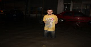 Samsunda Sanayiyi Su Bastı