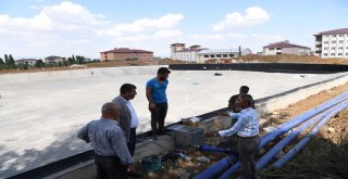 Başkan Asya, Göletli Parkta İncelemelerde Bulundu