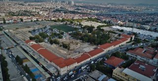 Restorasyon Çalışmaları Devam Eden Rami Kışlası Havadan Görüntülendi