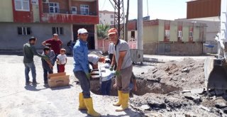 Silopide Su Arıza İşleri Devam Ediyor