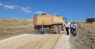 Tuncelide Grup Köy Yollarında Çalışma