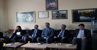 Dinarda Adliye Personellerine Veda Töreni