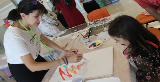 Lösemili Çocuklar Kto Karatay Üniversitesinde Resim Yaptı