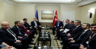Cumhurbaşkanı Erdoğan, Ukrayna Cumhurbaşkanı Poroşenko İle Görüştü