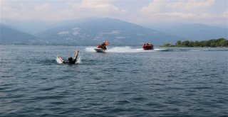 Afaddan Sapanca Gölünde Gerçeği Aratmayacak Kurtarma Tatbikatı