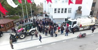 Sinop Belediyesinin Yeni Araçları Tanıtıldı