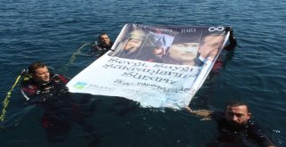 Engelli Dalış Rekortmeninden Anlamlı Dalış