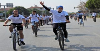 Çeşmede Öğrenciler Sağlıklı Yaşam İçin Pedal Çevirdi