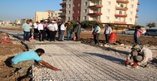 Büyükşehirde Beton Yol Uygulaması Sürüyor