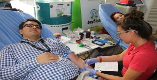 Efeler Belediyesi Personelinden Kızılaya Kan Bağışı