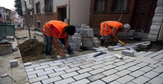 Eyüpsultandaki Kırkmerdiven Caddesi Yenileniyor