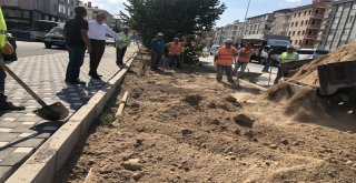 Ürgüp Caddesinde Yürüyüş Ve Bisiklet Yolu Yapılıyor