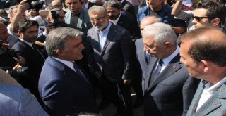 Meclis Başkanı Yıldırım Ve Abdullah Gül Cenaze Törenine Katıldı