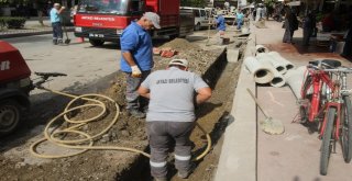 Ada Caddesinde Teknik Çalışmalar Devam Ediyor