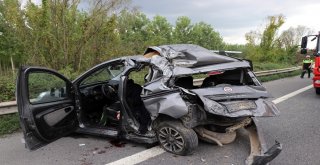 Sakarya Tem Otoyolunda Feci Kaza: 1 Ölü, 3 Ağır Yaralı