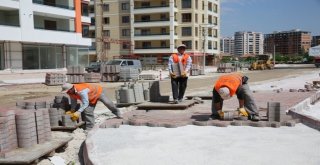 Selçukluda Bordür Parke Çalışmalarında Yoğun Tempo