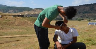 Yaylada Güneş Enerjisiyle Tıraş