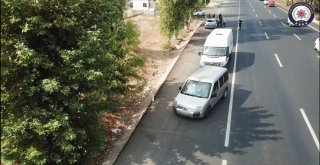 Antalyada Trafik Dronla Denetlendi