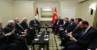 Cumhurbaşkanı Erdoğan, Filistin Devlet Başkanı Abbas İle Görüştü