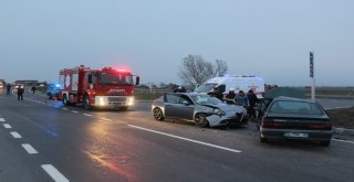 Tekirdağda Trafik Kazası: 2Si Çocuk 4 Yaralı