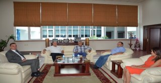 Başkan Özakcandan Aydın Ticaret Borsasına Ziyaret