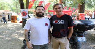 Türkiyenin Her Yerinden Motorcular Edirnede Buluştu