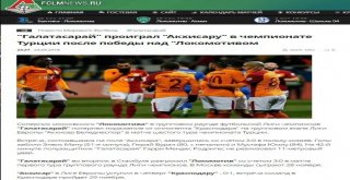 Rusyada Gündem Akhisarspor Ve Galatasaray