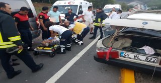 Dalamanda Trafik Kazası; 1 Ölü, 4 Yaralı