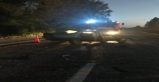 Alkollü Sürücü Traktöre Arkadan Çarptı: 2 Yaralı