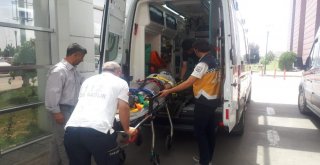 Yüksekten Düşen Duvar Ustası Yaralandı