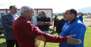 Başkan Başsoydan Anagold 24 Erzincanspora Ziyaret