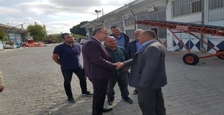 Belediye Başkanı Seçen, Zahire Pazarı Esnafı İle  Buluştu