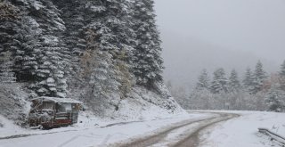 Boluya Mevsimin İlk Karı Düştü