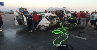 (Özel) Karadeniz Sahil Yolunda Trafik Kazası: 2 Ölü, 6 Yaralı