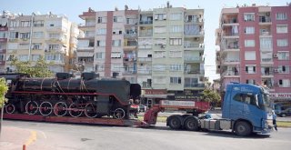 20. Yüzyılın İlk Buharlı Lokomotifi Karayoluyla Kepeze Geldi