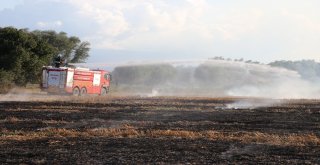 Ahır Ve Depo Olarak Kullanılan Baraka Küle Döndü