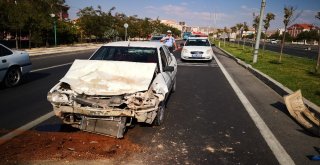 Aksarayda Trafik Kazası: 1 Yaralı