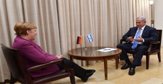 Almanya Başbakanı Merkel İsrailde