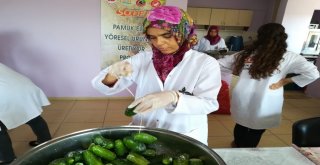 Gastronomi Kenti Hatayda Dolmalık Ve Turşuluk Salatalıklar Kışa Hazırlanıyor