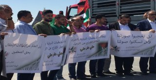 Filistinliler, Tutuklu Gazeteciler Nedeniyle İsraili Protesto Etti