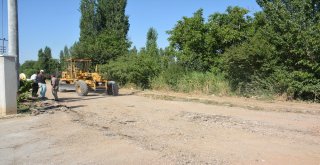 Dinarda Yol Yapım Çalışmaları