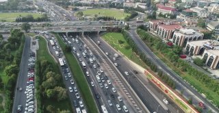 Bayramı Tatili Dönüşü Trafik Yoğunluğu