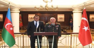 Azerbaycanın Ankara Büyükelçisi İbrahim, Orgeneral Güleri Ziyaret Etti