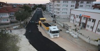 Başkan Dişli, Kurtuluş Mahallesinde Asfalt Çalışmalarını İnceledi