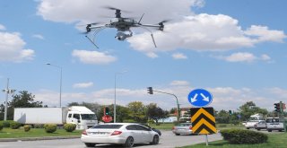 Eskişehir Trafiği Uçangöz İle Takip Ediliyor