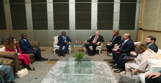 Cumhurbaşkanı Erdoğan Togo Ve Angola Cumhurbaşkanları İle Görüştü